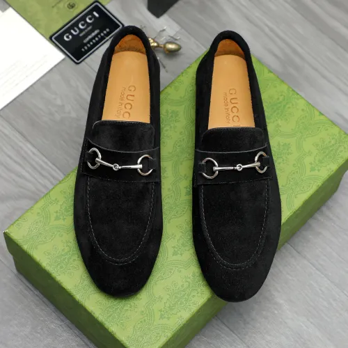 Replica Gucci Oxfords Shoes For Men #1454730 $92.00 USD for Wholesale