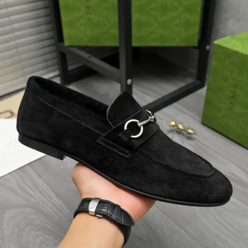 Replica Gucci Oxfords Shoes For Men #1454730 $92.00 USD for Wholesale
