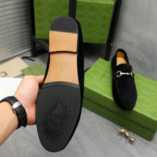 Replica Gucci Oxfords Shoes For Men #1454730 $92.00 USD for Wholesale