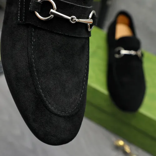 Replica Gucci Oxfords Shoes For Men #1454730 $92.00 USD for Wholesale