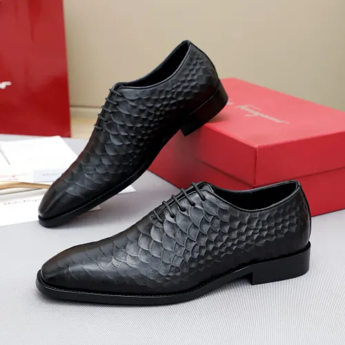 Cheap Salvatore Ferragamo Leather Shoes For Men #1454975, $$92.00 USD On Salvatore Ferragamo Leather Shoes