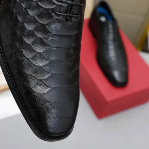 Replica Salvatore Ferragamo Leather Shoes For Men #1454975 $92.00 USD for Wholesale