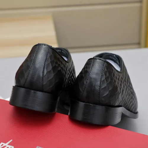 Replica Salvatore Ferragamo Leather Shoes For Men #1454975 $92.00 USD for Wholesale
