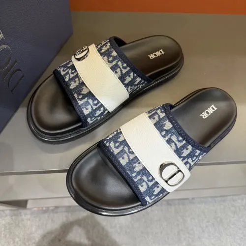 Replica Christian Dior Slippers For Men #1454997 $52.00 USD for Wholesale