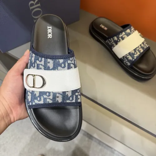 Replica Christian Dior Slippers For Men #1454997 $52.00 USD for Wholesale