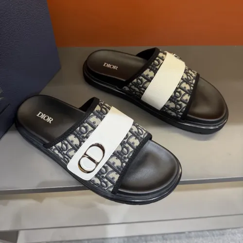 Replica Christian Dior Slippers For Men #1454998 $52.00 USD for Wholesale