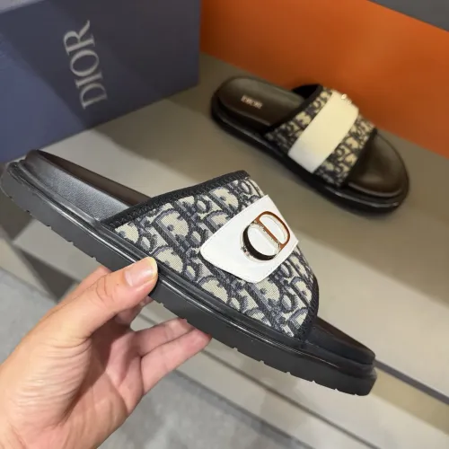 Replica Christian Dior Slippers For Men #1454998 $52.00 USD for Wholesale