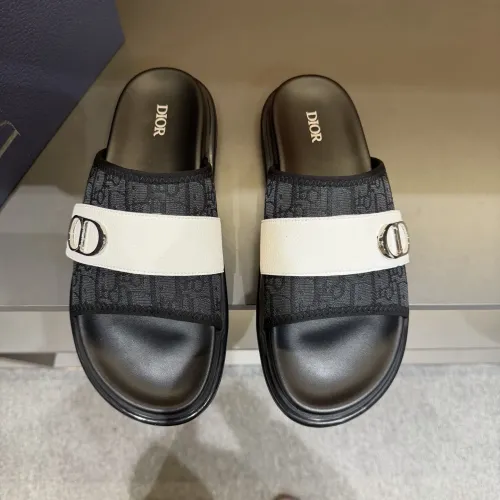Replica Christian Dior Slippers For Men #1454999 $52.00 USD for Wholesale