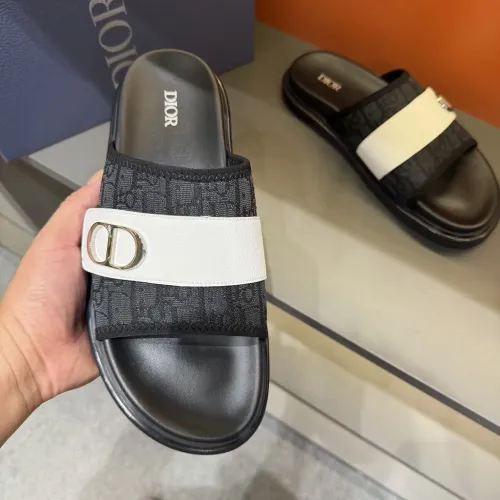 Replica Christian Dior Slippers For Men #1454999 $52.00 USD for Wholesale
