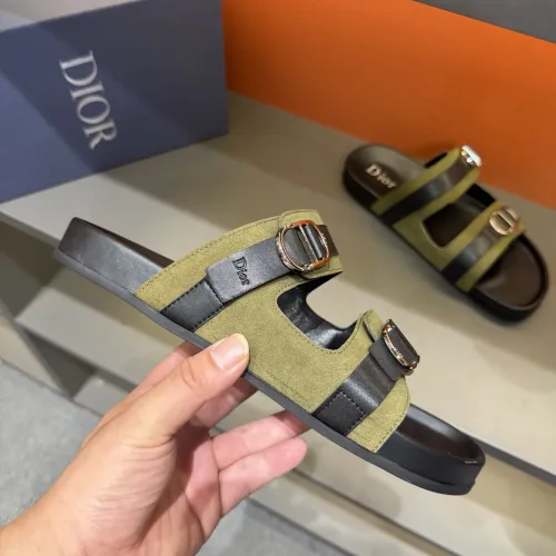 Replica Christian Dior Slippers For Men #1455000 $60.00 USD for Wholesale