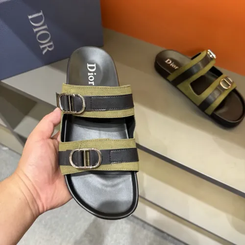 Replica Christian Dior Slippers For Men #1455000 $60.00 USD for Wholesale