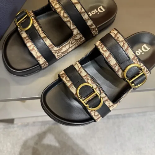 Replica Christian Dior Slippers For Men #1455003 $60.00 USD for Wholesale