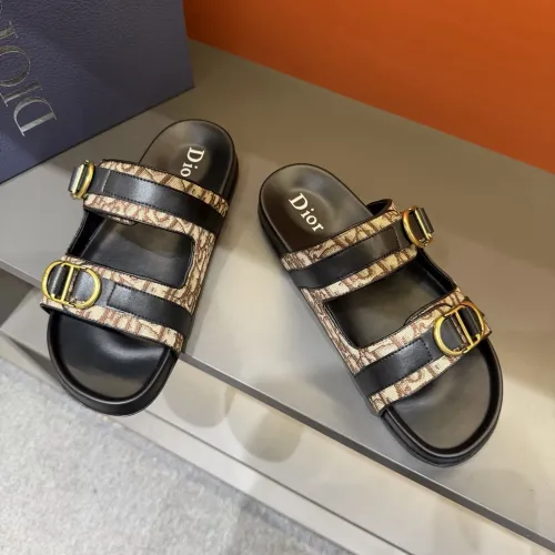Replica Christian Dior Slippers For Men #1455003 $60.00 USD for Wholesale