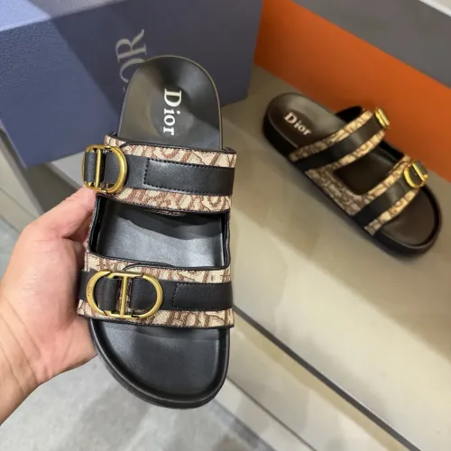 Replica Christian Dior Slippers For Men #1455003 $60.00 USD for Wholesale