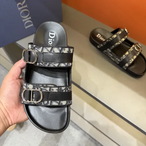 Replica Christian Dior Slippers For Men #1455004 $60.00 USD for Wholesale