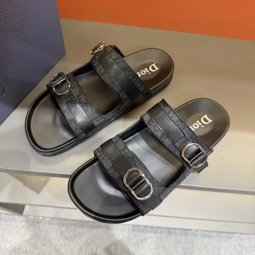 Replica Christian Dior Slippers For Men #1455005 $60.00 USD for Wholesale