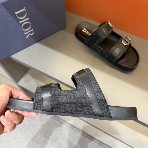 Replica Christian Dior Slippers For Men #1455005 $60.00 USD for Wholesale