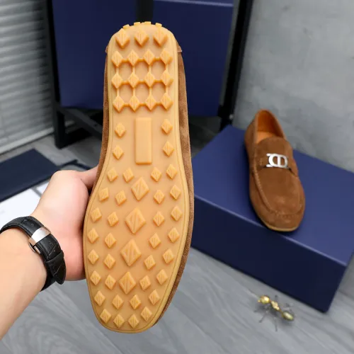 Replica Christian Dior Leather Shoes For Men #1455020 $98.00 USD for Wholesale