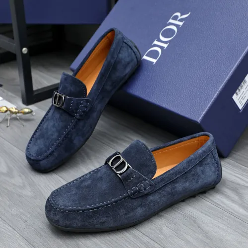 Cheap Christian Dior Leather Shoes For Men #1455021, $$98.00 USD On Christian Dior Leather Shoes