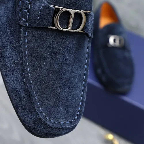 Replica Christian Dior Leather Shoes For Men #1455021 $98.00 USD for Wholesale