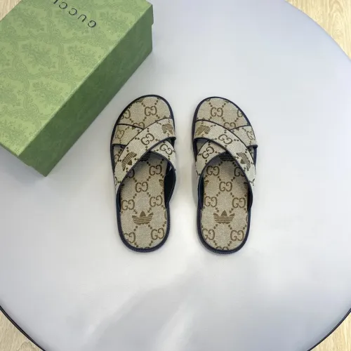 Replica Gucci Slippers For Men #1455058 $60.00 USD for Wholesale
