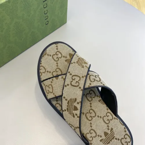 Replica Gucci Slippers For Men #1455058 $60.00 USD for Wholesale