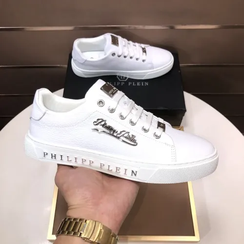 Replica Philipp Plein PP Casual Shoes For Men #1455157 $82.00 USD for Wholesale