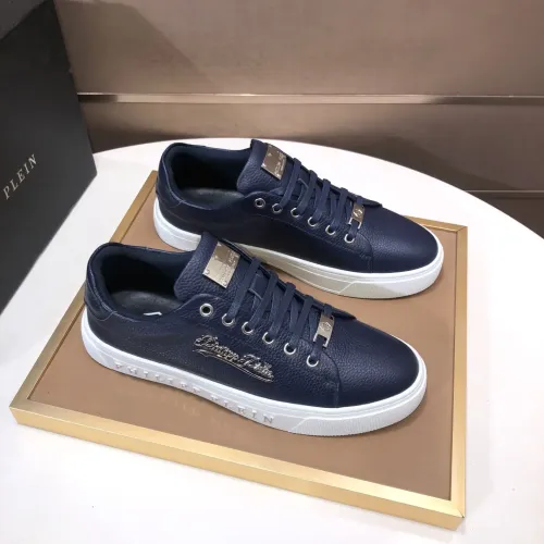 Replica Philipp Plein PP Casual Shoes For Men #1455158 $82.00 USD for Wholesale
