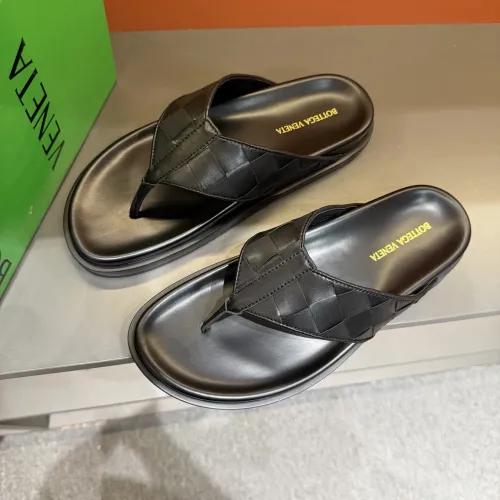 Replica Bottega Veneta BV Slippers For Men #1455194 $56.00 USD for Wholesale