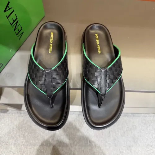 Replica Bottega Veneta BV Slippers For Men #1455196 $56.00 USD for Wholesale