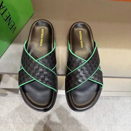 Replica Bottega Veneta BV Slippers For Men #1455197 $56.00 USD for Wholesale