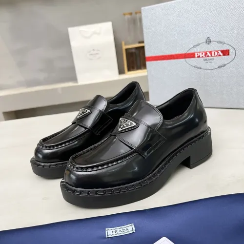 Cheap Prada Leather Shoes For Men #1455234, $$98.00 USD On Prada Leather Shoes
