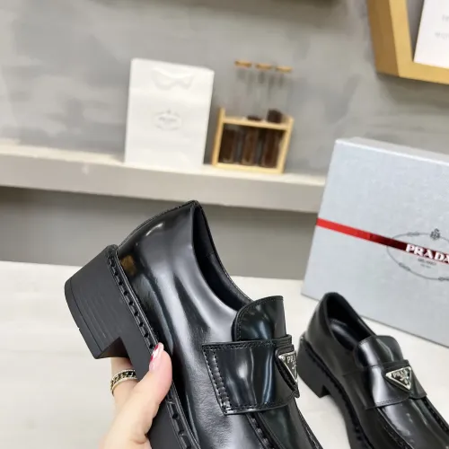 Replica Prada Leather Shoes For Women #1455235 $98.00 USD for Wholesale