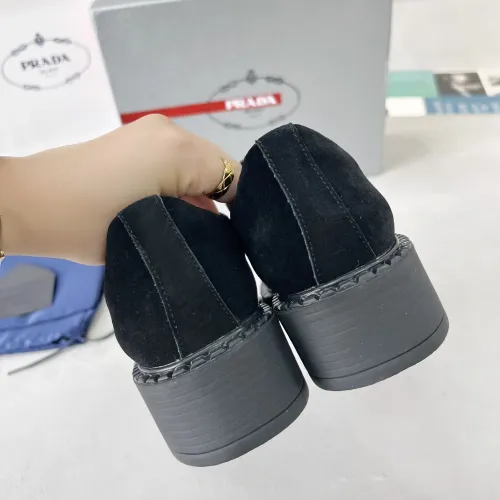 Replica Prada Leather Shoes For Men #1455236 $98.00 USD for Wholesale
