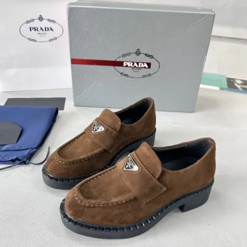 Cheap Prada Leather Shoes For Men #1455240, $$98.00 USD On Prada Leather Shoes