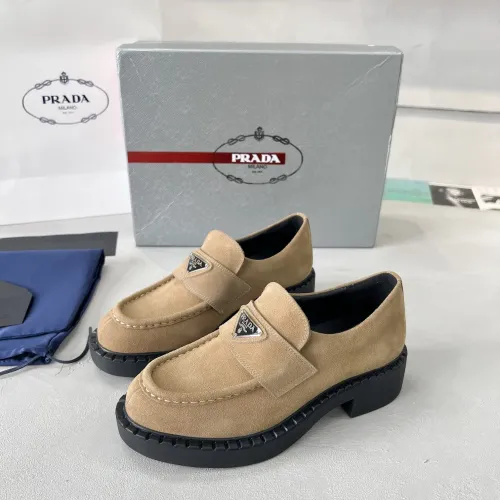 Cheap Prada Leather Shoes For Women #1455243, $$98.00 USD On Prada Leather Shoes