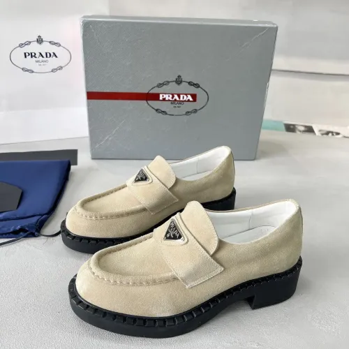 Cheap Prada Leather Shoes For Men #1455244, $$98.00 USD On Prada Leather Shoes