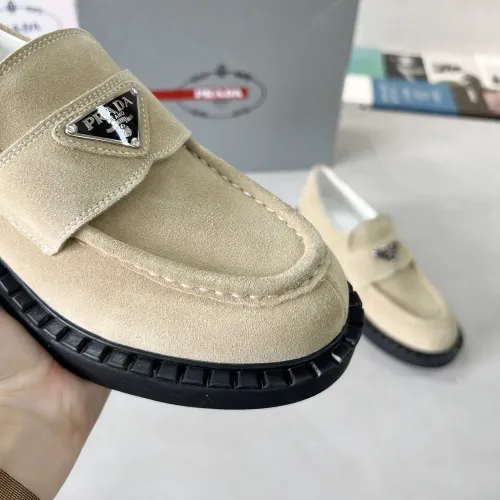 Replica Prada Leather Shoes For Men #1455244 $98.00 USD for Wholesale