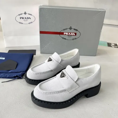 Cheap Prada Leather Shoes For Men #1455248, $$98.00 USD On Prada Leather Shoes
