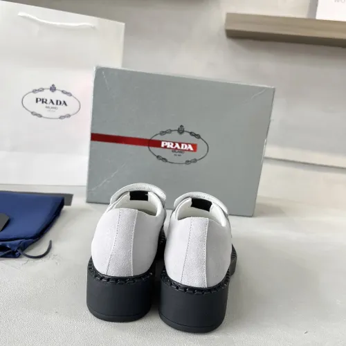 Replica Prada Leather Shoes For Women #1455249 $98.00 USD for Wholesale