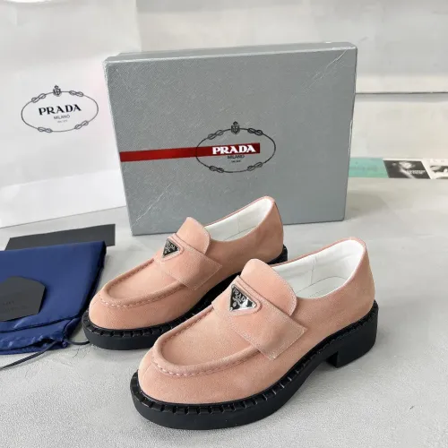 Cheap Prada Leather Shoes For Women #1455250, $$98.00 USD On Prada Leather Shoes