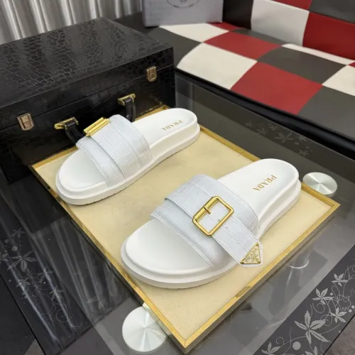 Replica Prada Slippers For Men #1455255 $60.00 USD for Wholesale