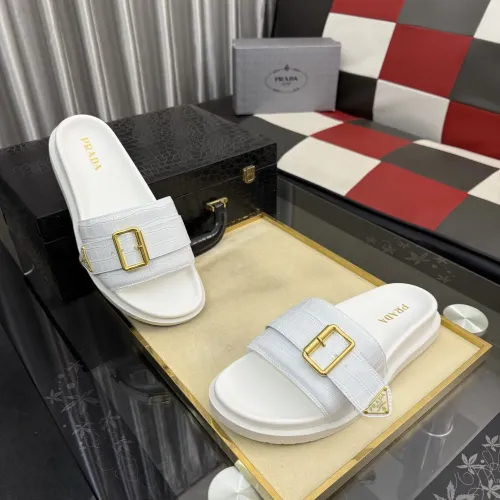 Replica Prada Slippers For Men #1455255 $60.00 USD for Wholesale