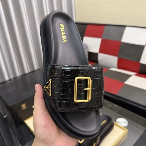 Replica Prada Slippers For Men #1455257 $60.00 USD for Wholesale