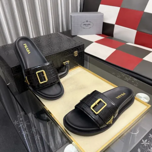 Replica Prada Slippers For Men #1455257 $60.00 USD for Wholesale