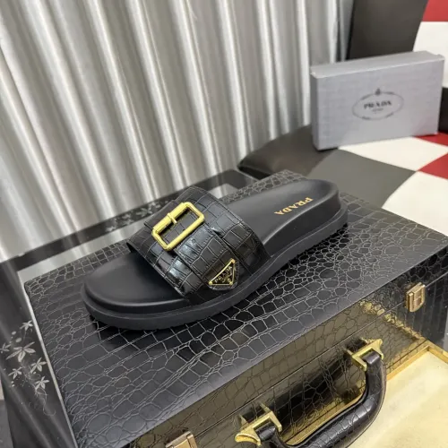 Replica Prada Slippers For Men #1455257 $60.00 USD for Wholesale