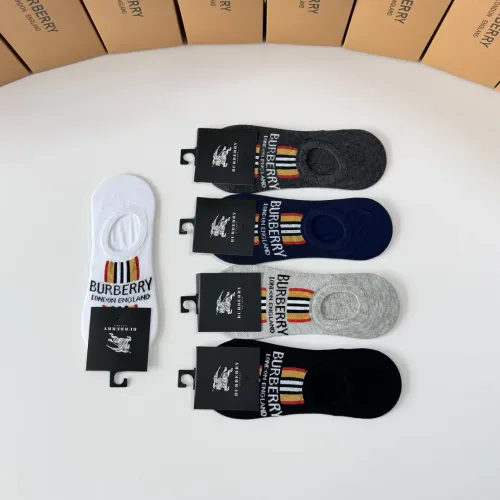 Replica Burberry Socks #1455274 $27.00 USD for Wholesale
