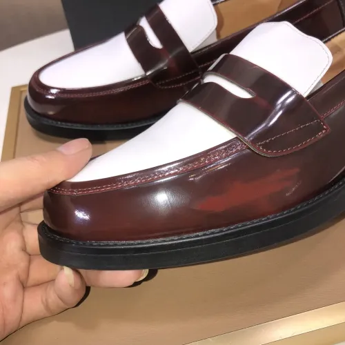 Replica Prada Leather Shoes For Men #1455284 $92.00 USD for Wholesale