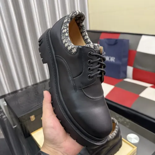 Replica Christian Dior Leather Shoes For Men #1455392 $102.00 USD for Wholesale