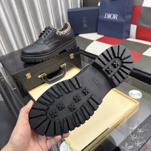 Replica Christian Dior Leather Shoes For Men #1455392 $102.00 USD for Wholesale